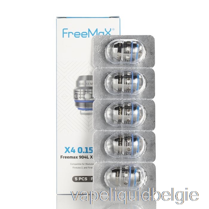 Vape Smaken Freemax Maxluke 904l X Vervangende Spoelen 0.15ohm 904l X4 Quad Mesh Spoelen